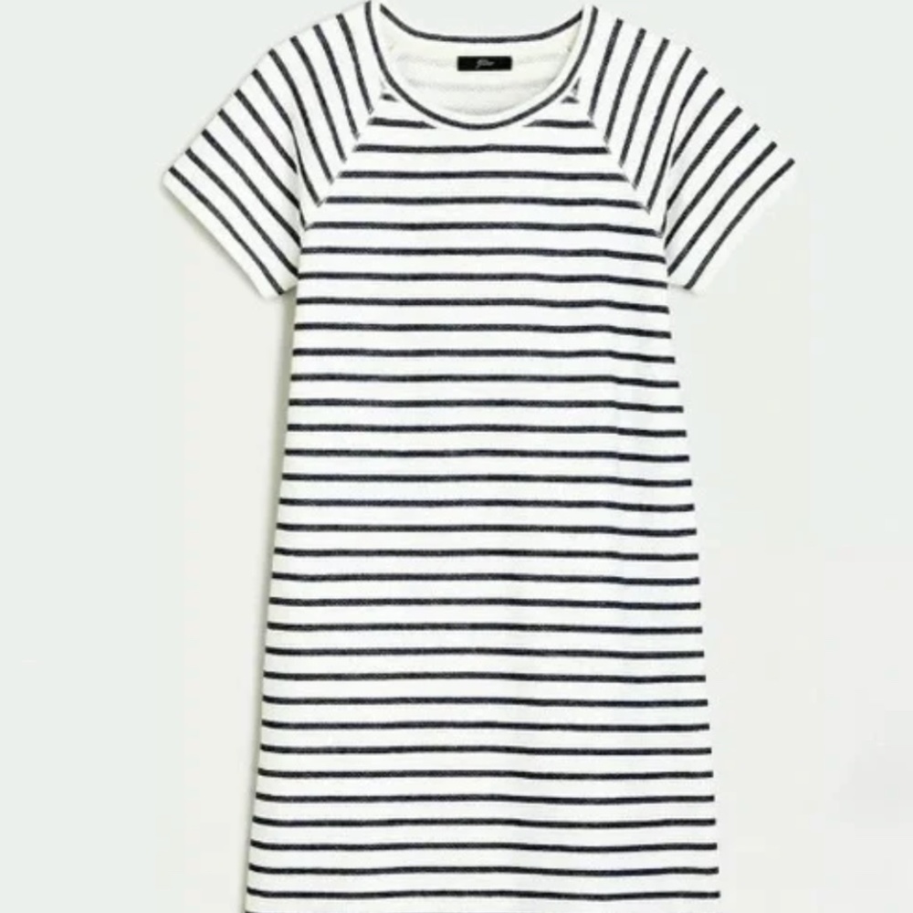 J.Crew Striped Terry T-shirt Beach Dress size XS
